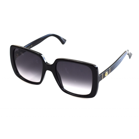 NEW GUCCI WOMEN'S OVERSIZED SQUARE SUNGLASSES GG0632S 001 BLACK GUCCI - Picture 2 of 13